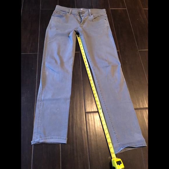 7 For All Man Kind Grey Jeans Standard - Picture 1 of 4